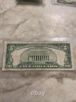 $5 1929 Columbus Ohio OH National Currency Bank Note Bill Ch. #5065