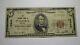 $5 1929 Evansville Indiana In National Currency Bank Note Bill Ch. #12444 Fine