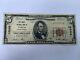 $5 1929 Fargo North Dakota Nd National Currency Bank Note Bill Ch. #12026