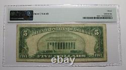 $5 1929 Frederick Oklahoma OK National Currency Bank Note Bill Ch. #8140 F15 PMG