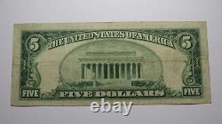 $5 1929 Grand Rapids Michigan MI National Currency Bank Note Bill Ch. #13799 VF