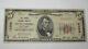 $5 1929 Guttenberg New Jersey Nj National Currency Bank Note Bill Ch. 12806 Rare