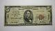 $5 1929 Hamilton New York Ny National Currency Bank Note Bill! Ch #1334 Fine