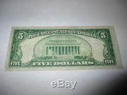 $5 1929 Honolulu Hawaii HI National Currency Bank Note Bill Ch. #5550 VF