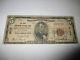 $5 1929 Huntington West Virginia Wv National Currency Bank Note Bill! #3106 Rare