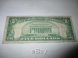 $5 1929 Jacksonville Florida FL National Currency Bank Note Bill Ch. #9049 VF
