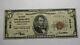 $5 1929 Johnstown Pennsylvania Pa National Currency Bank Note Bill #5913 Vf
