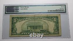 $5 1929 Lakeland Florida FL National Currency Bank Note Bill Ch. #13370 VF20 PMG