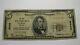 $5 1929 Luray Virginia Va National Currency Bank Note Bill! Ch #6206 Page Valley