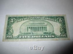 $5 1929 Lynbrook New York NY National Currency Bank Note Bill! Ch. #11603 VF