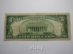 $5 1929 Mountville Pennsylvania PA National Currency Bank Note Bill #3808 FINE