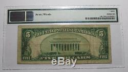 $5 1929 Mystic River Connecticut CT National Currency Bank Note Bill Ch. #645 VF