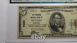 $5 1929 Nevada Missouri MO National Currency Bank Note Bill Ch. #9382 VF25 PMG