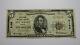 $5 1929 New Albany Indiana In National Currency Bank Note Bill Ch. #2166 Vf