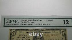 $5 1929 New Orleans Louisiana LA National Currency Bank Note Bill Ch #13689 F12