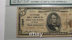 $5 1929 New Orleans Louisiana LA National Currency Bank Note Bill Ch #13689 F12