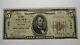 $5 1929 Nutley New Jersey Nj National Currency Bank Note Bill! Ch. #11409 Rare