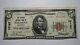 $5 1929 Pasadena California Ca National Currency Bank Note Bill Ch. #10167 Fine