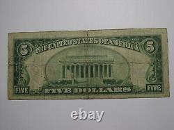 $5 1929 Philadelphia Pennsylvania National Currency Bank Note Bill #13032 RARE
