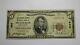 $5 1929 Pittsburgh Pennsylvania Pa National Currency Bank Note Bill Ch. 685 Vf