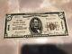 $5 1929 Pleasantville New Jersey National Currency Bank Note Hard To Find! Nice