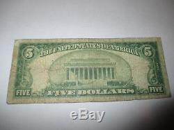 $5 1929 Portland Maine ME National Currency Bank Note Bill Ch #13716 FINE