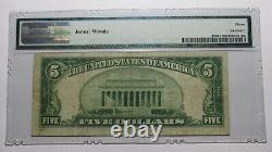$5 1929 Portland Maine ME National Currency Bank Note Bill Ch. #221 F15 PMG