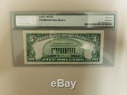$5 1929 Portland Oregon OR National Currency Bank Note Bill