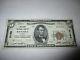 $5 1929 Rantoul Illinois Il National Currency Bank Note Bill! Ch. #5193 Xf+