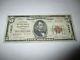 $5 1929 Robinson Illinois Il National Currency Bank Note Bill! Ch. #13605 Fine