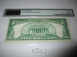 $5 1929 Rutherford New Jersey NJ National Currency Bank Note Bill #5005 AU58
