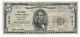 $5. 1929 St. Paul Minnesota National Currency Bank Note Bill Ch. #13131