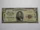 $5 1929 Scarsdale New York Ny National Currency Bank Note Bill Ch. #11708 Fine