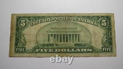 $5 1929 Selins Grove Pennsylvania PA National Currency Bank Note Bill Ch. #357
