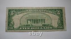 $5 1929 Shreveport Louisiana LA National Currency Bank Note Bill Ch. #3595 RARE