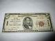$5 1929 Shreveport Louisiana La National Currency Bank Note Bill Ch #3595 Vf