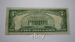 $5 1929 St. Louis Missouri MO National Currency Bank Note Bill! Ch. #12389 RARE