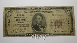 $5 1929 St. Louis Missouri MO National Currency Bank Note Bill! Ch. #13264