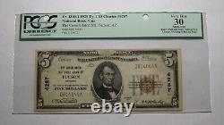 $5 1929 Tucson Arizona AZ National Currency Bank Note Bill Ch. #4287 PCGS VF30