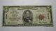 $5 1929 Vinita Oklahoma Ok National Currency Bank Note Bill Ch. #4704 Fine