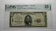 $5 1929 Waycross Georgia Ga National Currency Bank Note Bill Ch. #4963 Vf25 Pmg