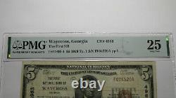 $5 1929 Waycross Georgia GA National Currency Bank Note Bill Ch. #4963 VF25 PMG