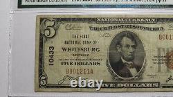 $5 1929 Whitesburg Kentucky KY National Currency Bank Note Bill! #10433 VF20 PMG