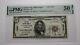 $5 1929 Yazoo City Mississippi National Currency Bank Note Bill #12587 Au50 Pmg