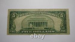 $5 1929 Youngstown Ohio OH National Currency Bank Note Bill Charter #2350 FINE