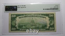 $50 1929 Corsicana Texas TX National Currency Bank Note Bill Ch. #11022 VF20 PMG