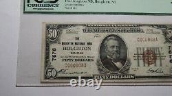 $50 1929 Houghton Michigan MI National Currency Bank Note Bill #7676 VF30 PCGS