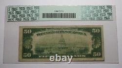 $50 1929 New Philadelphia Ohio OH National Currency Bank Note Bill Ch. #1999 F15