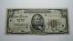 $50 1929 New York City Ny National Currency Bank Note Bill! Federal Reserve Vf