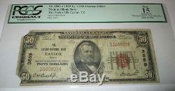 $50 1929 Taylor Texas TX National Currency Bank Note Bill Ch. #3859 PCGS FINE